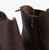 Heavenly Feet REMY Womens Chelsea Boots Chocolate