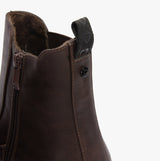 Heavenly Feet REMY Womens Chelsea Boots Chocolate