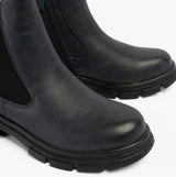 Heavenly Feet REMY Womens Chelsea Boots Navy