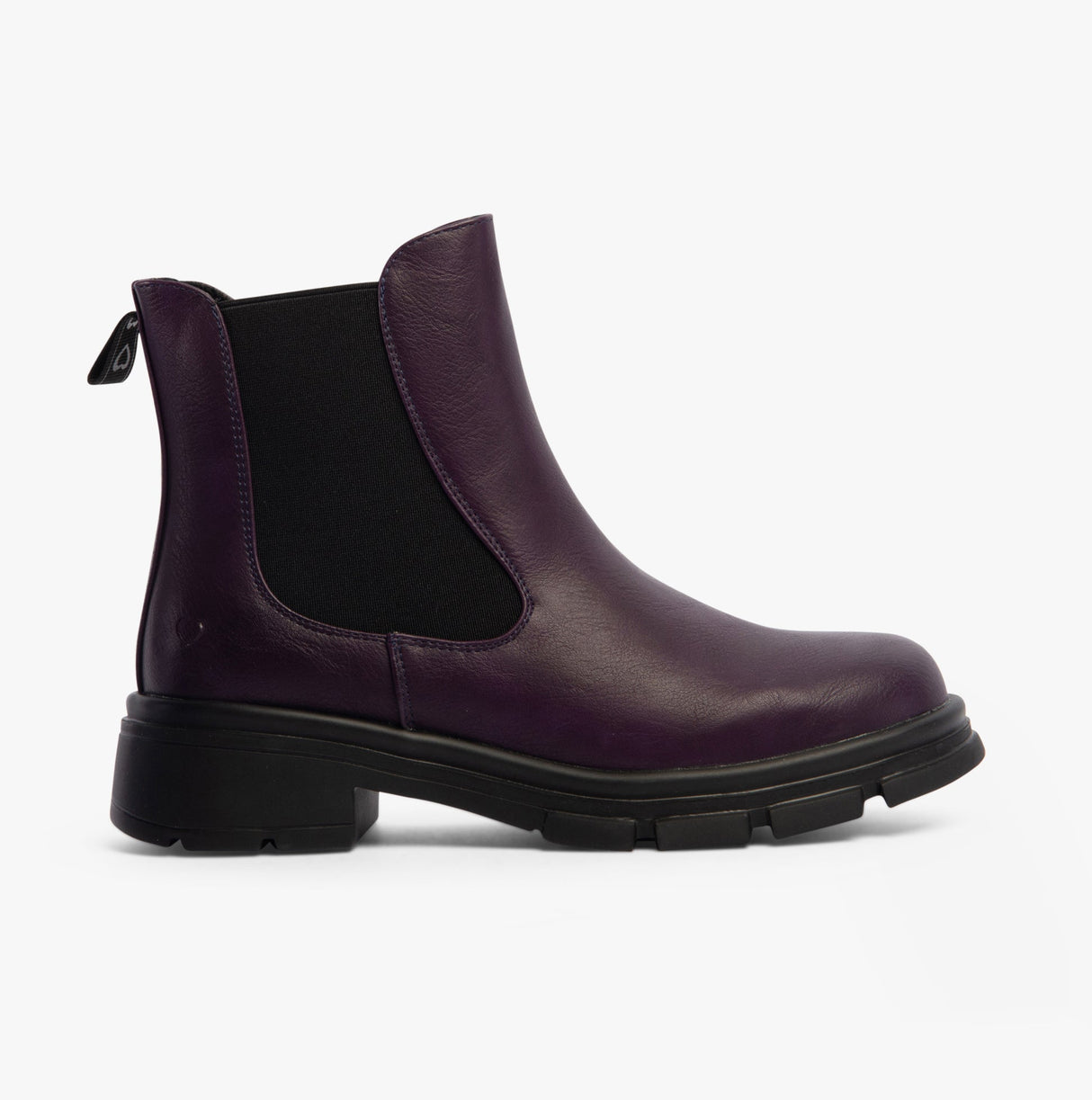Heavenly Feet REMY Womens Chelsea Boots Purple