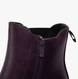 Heavenly Feet REMY Womens Chelsea Boots Purple