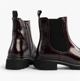 Heavenly Feet ZETA Womens Chelsea Boots Claret Patent