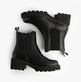 Heavenly Feet HONEYBELLE Womens Chelsea Boots Black