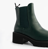 Heavenly Feet HONEYBELLE Womens Chelsea Boots evergreen