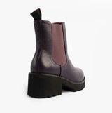 Heavenly Feet HONEYBELLE Womens Chelsea Boots Purple