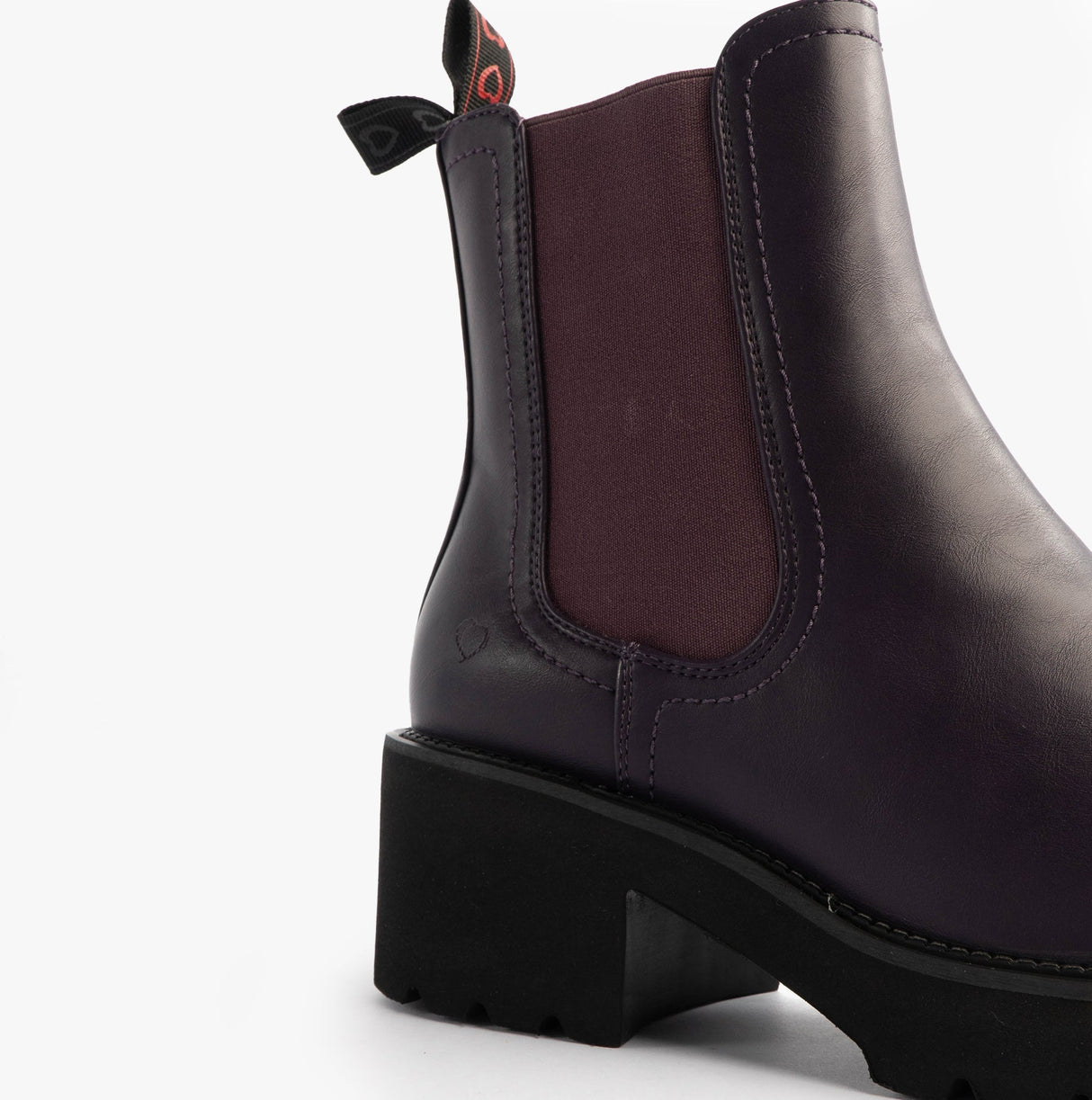 Heavenly Feet HONEYBELLE Womens Chelsea Boots Purple