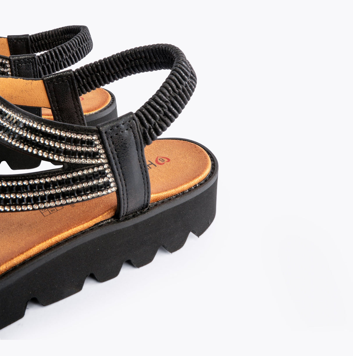 Heavenly Feet FRESCO Womens Sandals Black