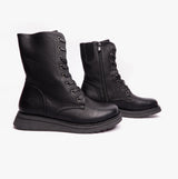 Heavenly Feet MARTINA4 Womens Ankle Boots Black