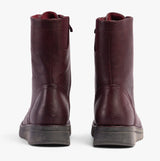 Heavenly Feet MARTINA4 Womens Ankle Boots Burgundy