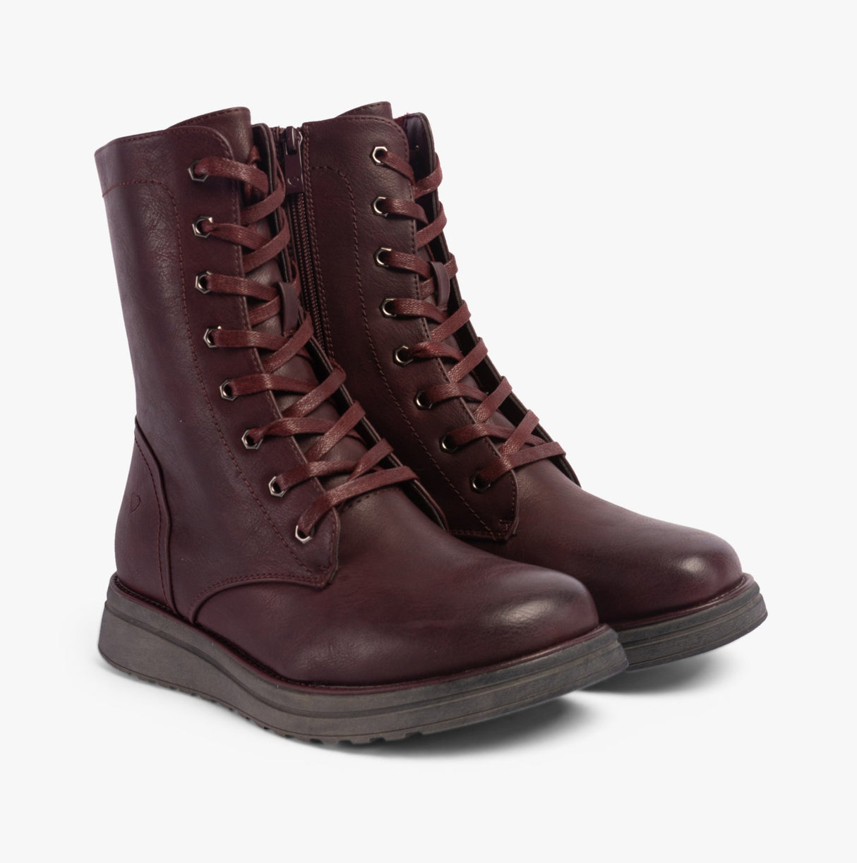 Heavenly Feet MARTINA4 Womens Ankle Boots Burgundy