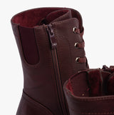 Heavenly Feet MARTINA4 Womens Ankle Boots Burgundy