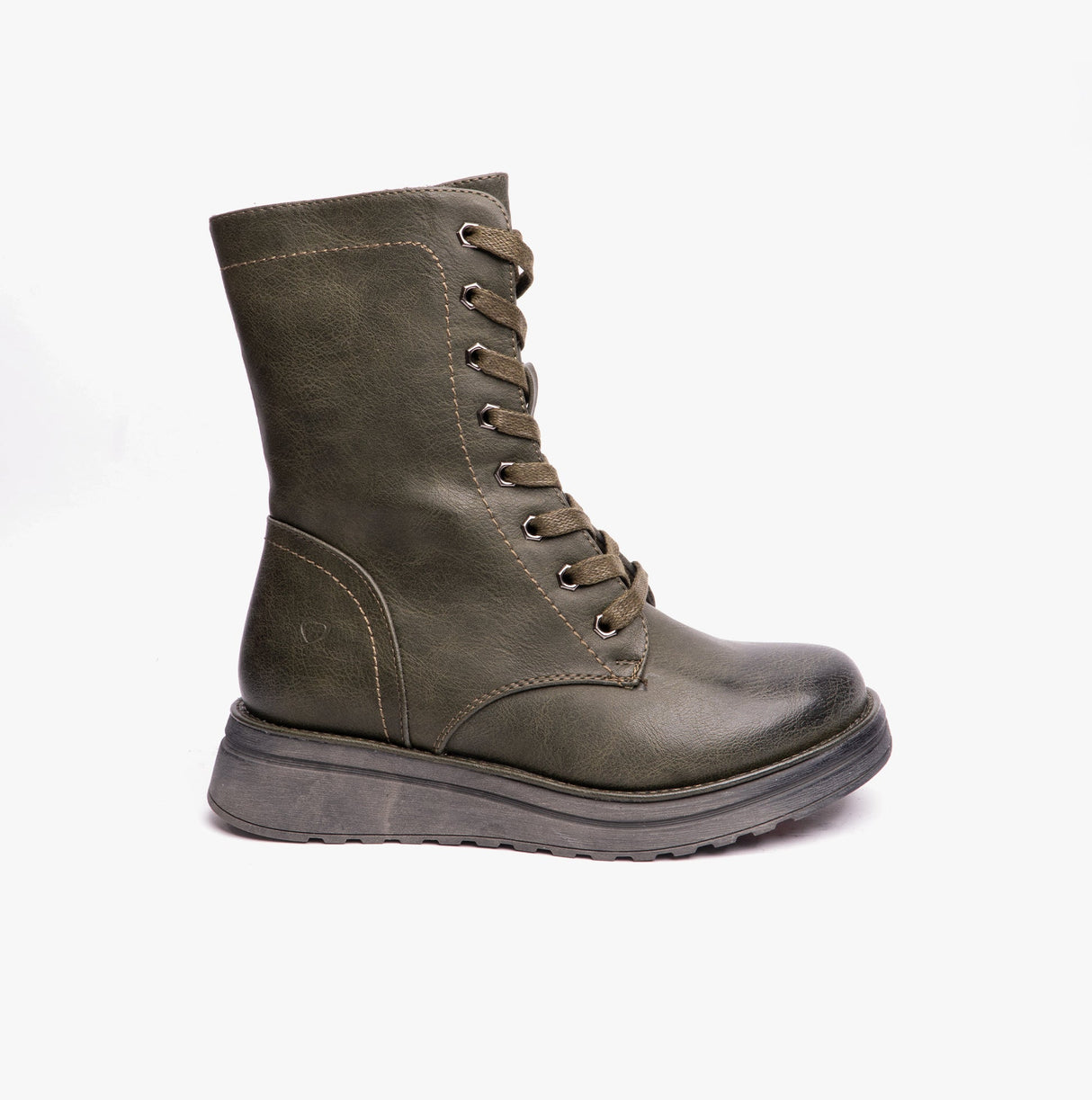 Heavenly Feet MARTINA4 Womens Ankle Boots Khaki