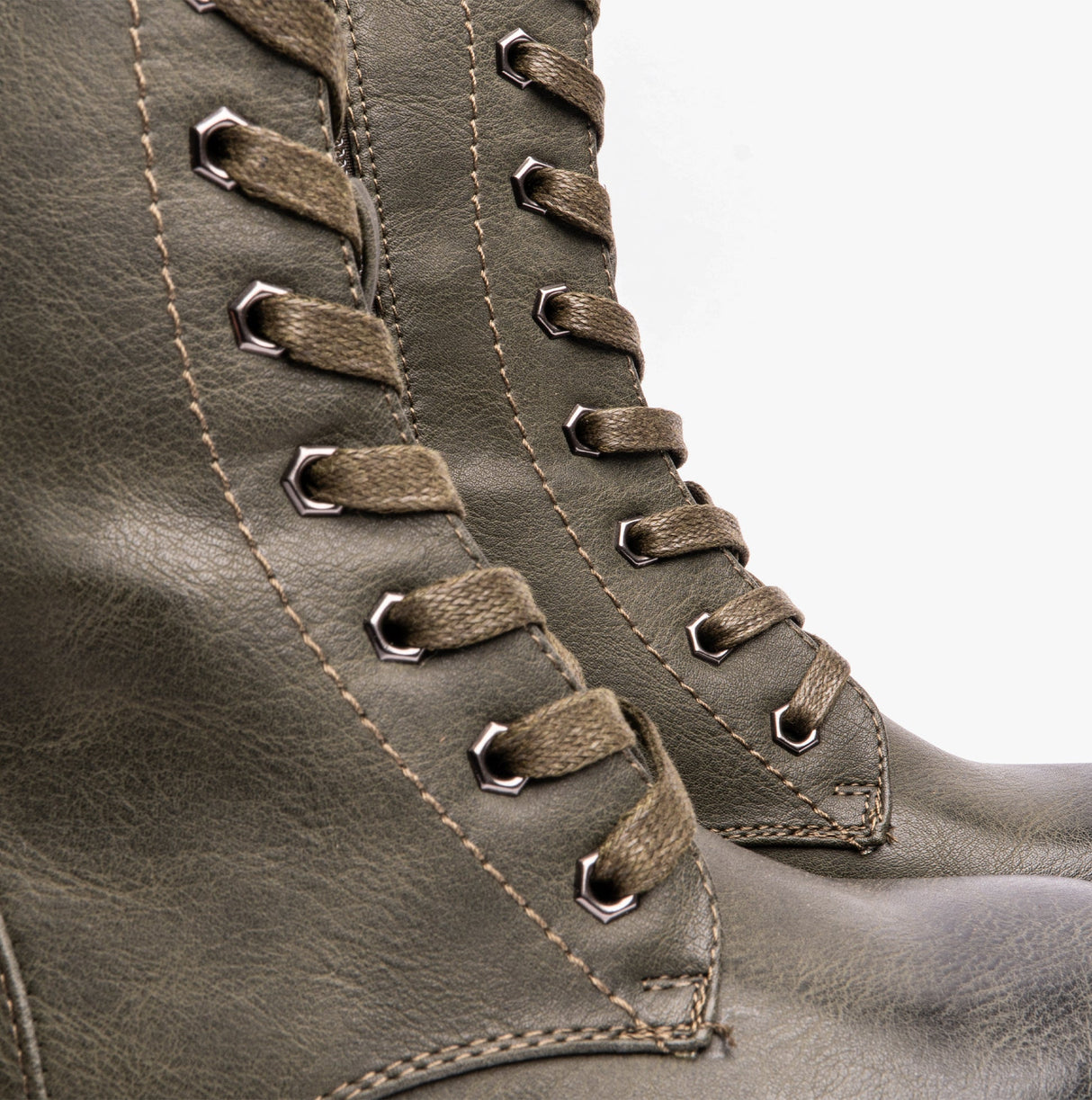 Heavenly Feet MARTINA4 Womens Ankle Boots Khaki