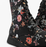 Heavenly Feet MARTINA4 PRINT FANTASY Womens Ankle Boots Black