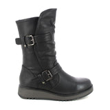 Heavenly Feet HANNAH4 Womens Mid Calf Boots Black