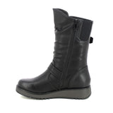 Heavenly Feet HANNAH4 Womens Mid Calf Boots Black