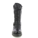 Heavenly Feet HANNAH4 Womens Mid Calf Boots Black