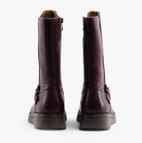 Heavenly Feet BELLA Womens Mid-Calf Boots Burgundy