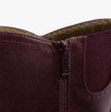 Heavenly Feet BELLA Womens Mid-Calf Boots Burgundy