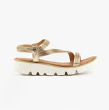 Heavenly Feet FRESCO Womens Sandals Gold