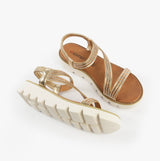 Heavenly Feet FRESCO Womens Sandals Gold