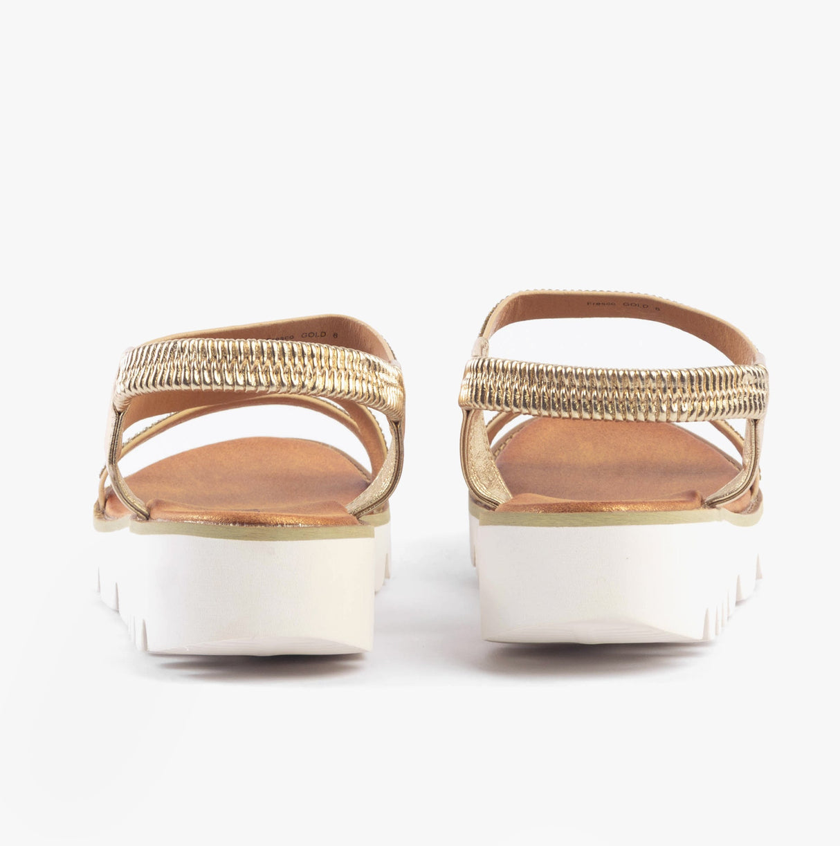 Heavenly Feet FRESCO Womens Sandals Gold