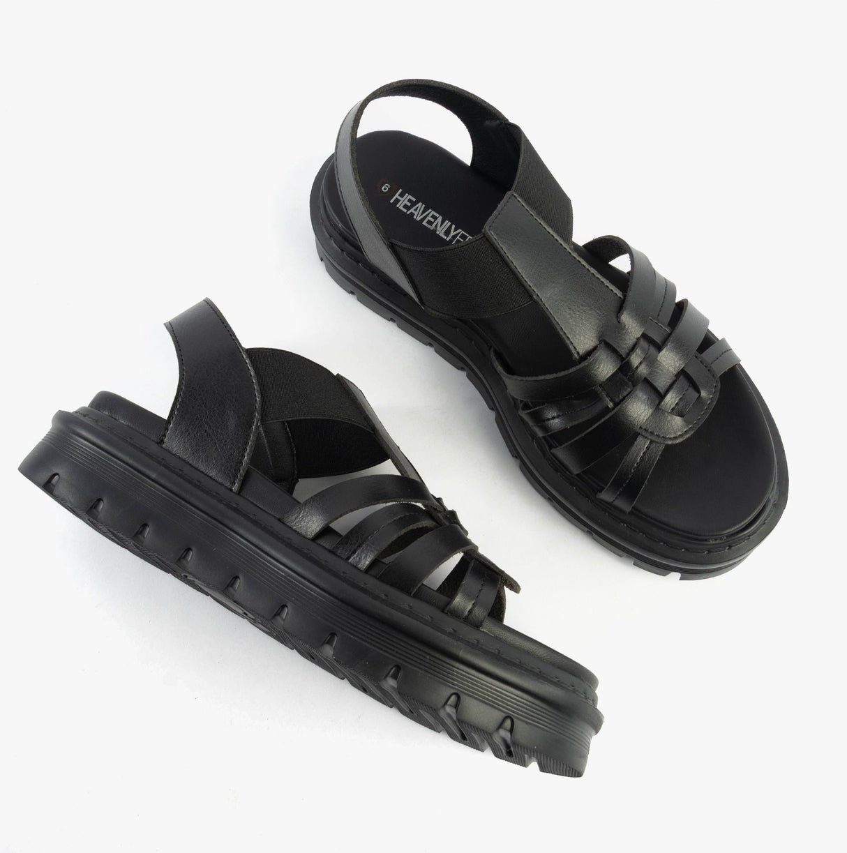 Heavenly Feet SAMORA Womens Sandals Black