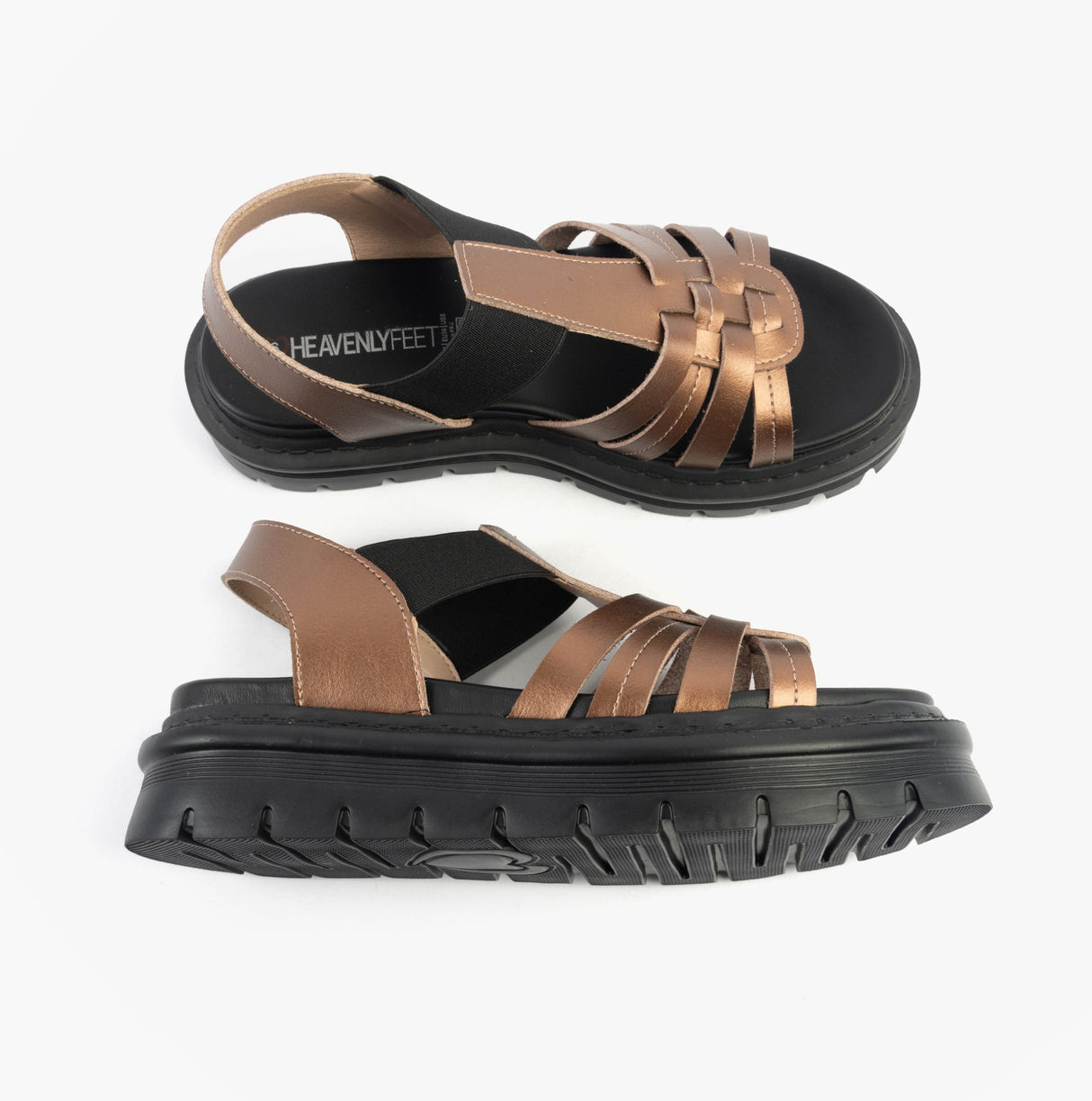 Heavenly Feet SAMORA Womens Sandals Bark