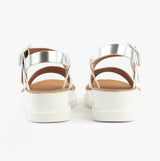 Heavenly Feet PISTACHIO Womens Sandals White/silver