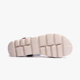 Heavenly Feet RITZ Womens Sandals Floral Blue