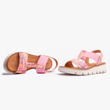 Heavenly Feet RITZ Womens Sandals Floral Pink