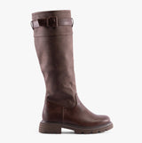 Heavenly Feet BRIANNA Womens Tall Boots Chocolate
