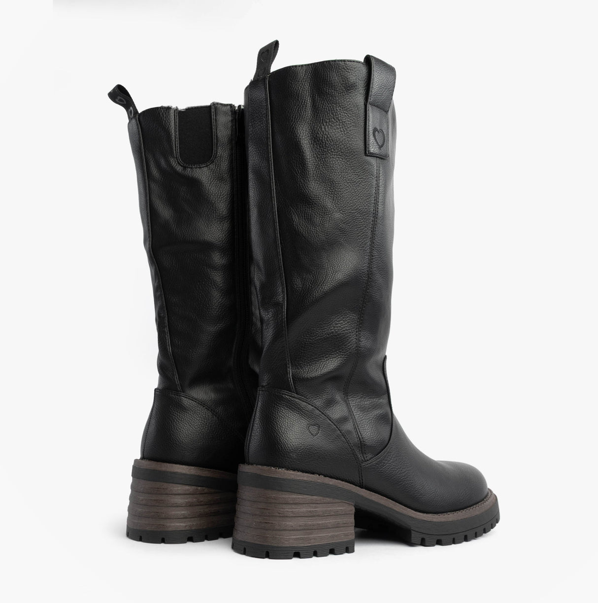 Heavenly Feet EVELINA Womens Long Boots Black