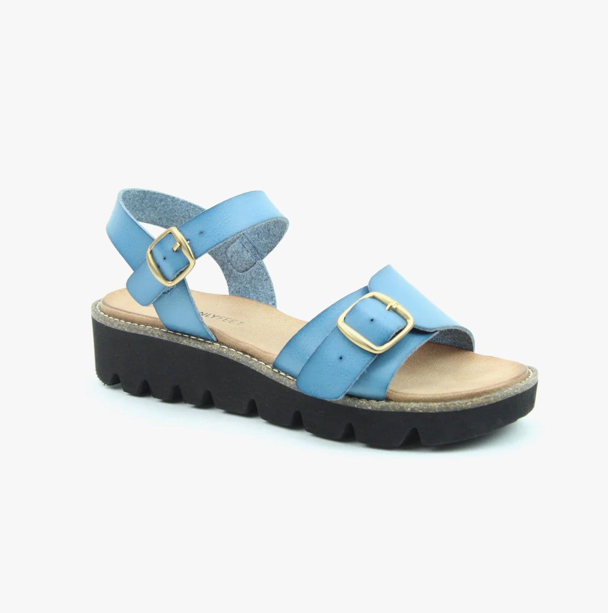 Heavenly Feet TRUDY Womens Sandals Blue
