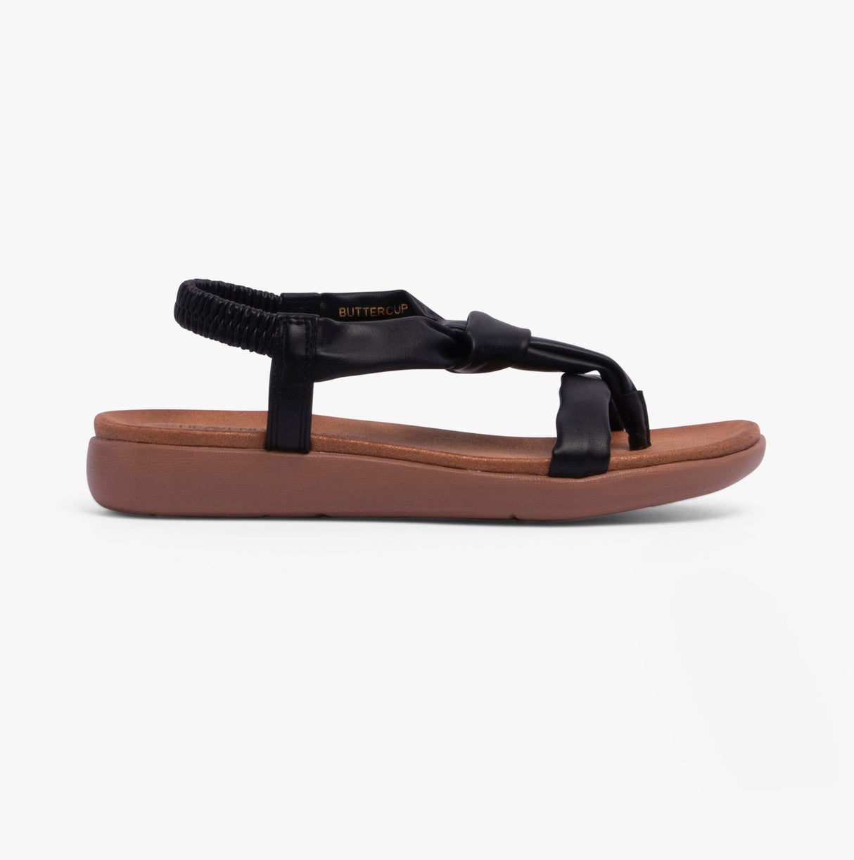 Heavenly Feet BUTTERCUP Womens Sandals Black