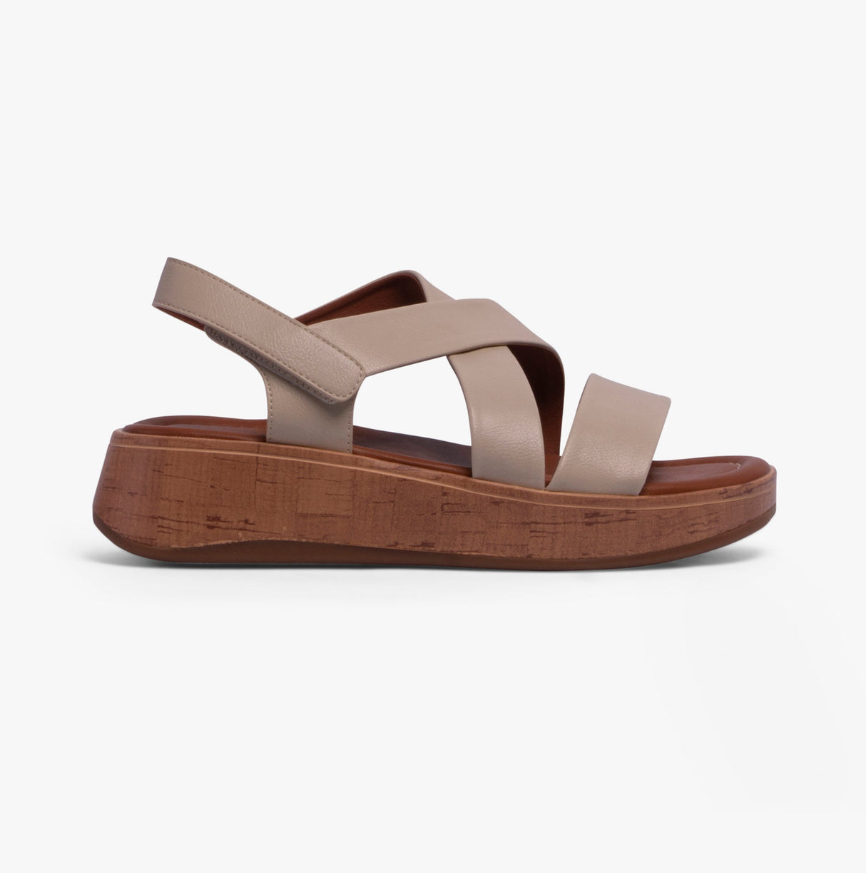 Heavenly Feet HARPER Womens Sandals Nude