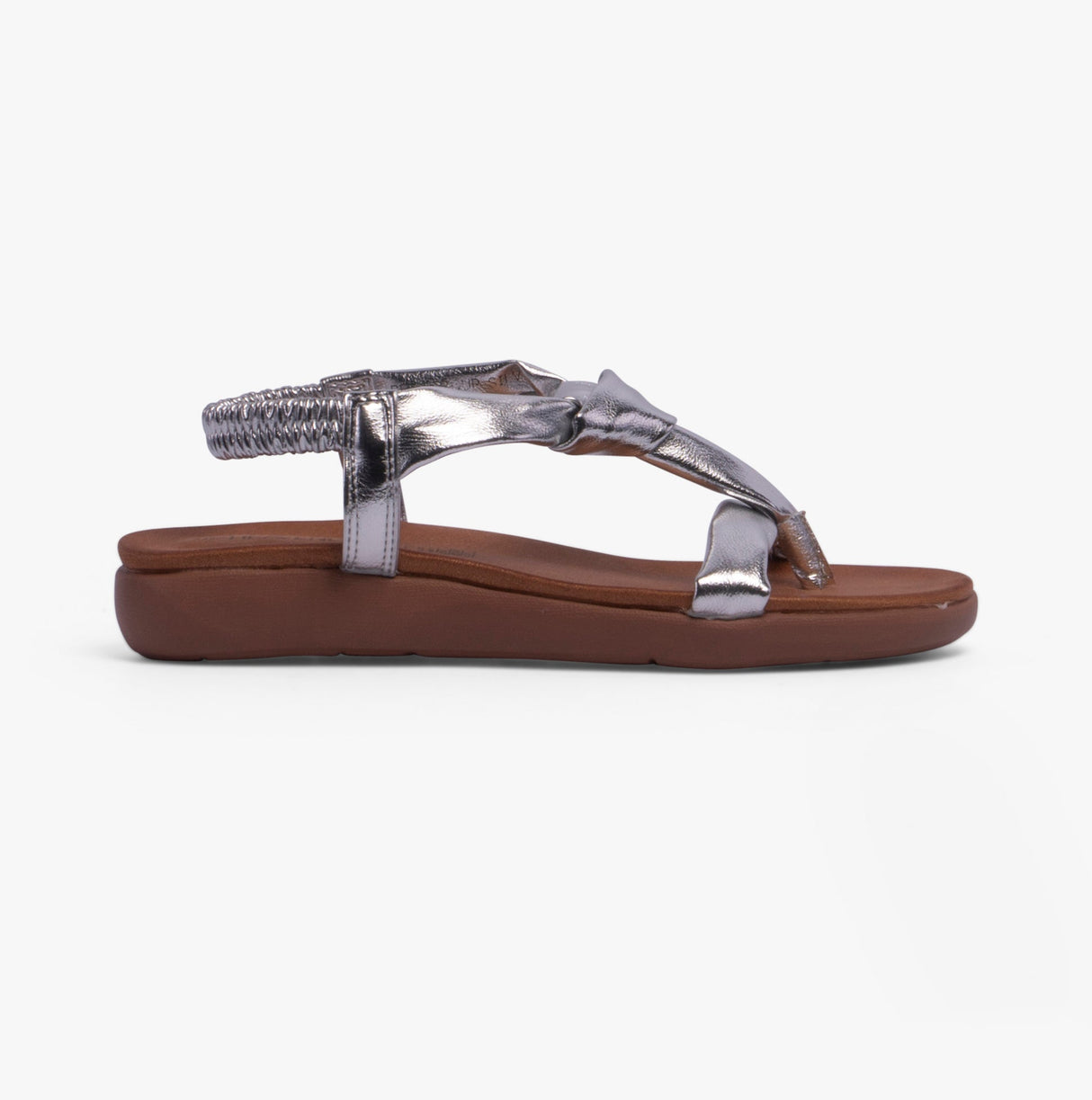 Heavenly Feet BUTTERCUP Womens Sandals Silver