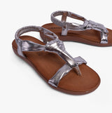 Heavenly Feet BUTTERCUP Womens Sandals Silver