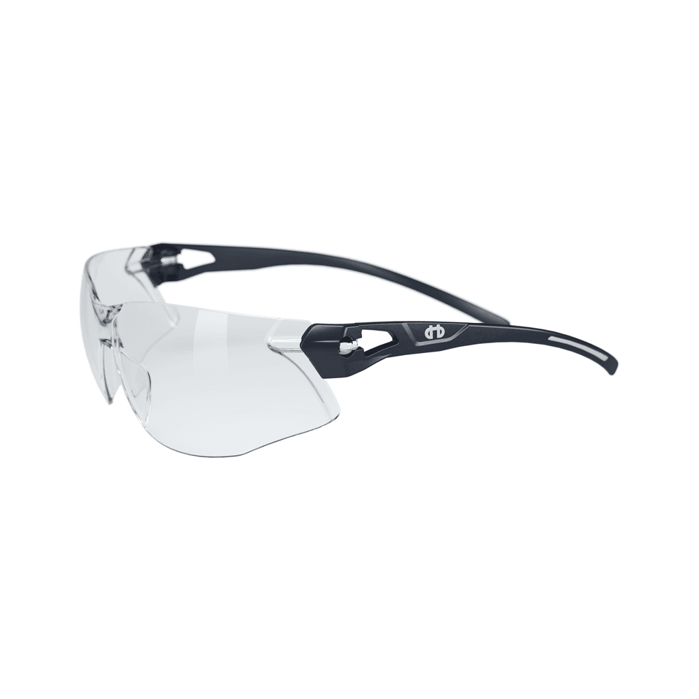Hellberg Oganesson Industrial Safety Glasses Clear / Smoke Anti Scratch