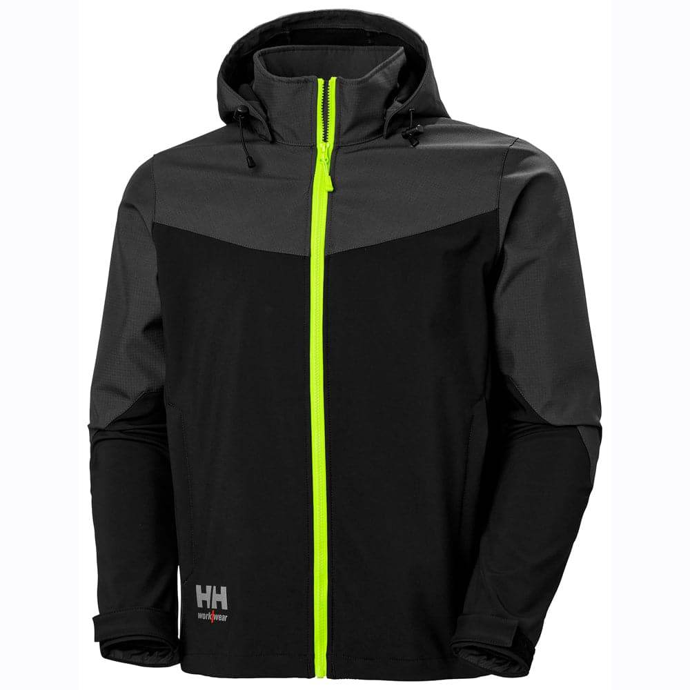 Helly Hansen 74290 Oxford Softshell Hooded Work Jacket