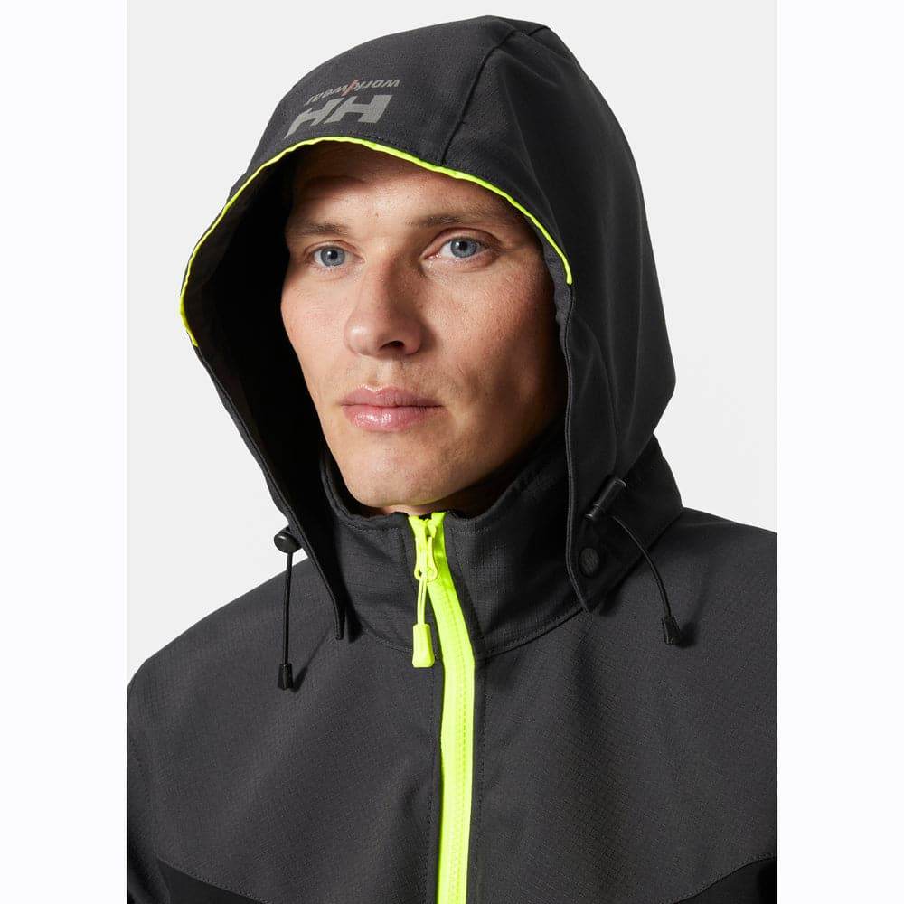 Helly Hansen 74290 Oxford Softshell Hooded Work Jacket