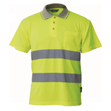 Herock Hi-Vis Reflective Polo T-Shirt Various Colours
