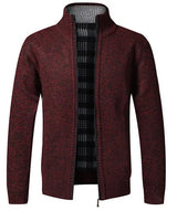 Wholesale Men's Sweater Coat Loose Sweater Men's Casual Youth Stand Collar Knitted Cardigan