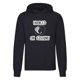 Hooked on Fishing Printed Hoodie