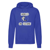 Hooked on Fishing Printed Hoodie