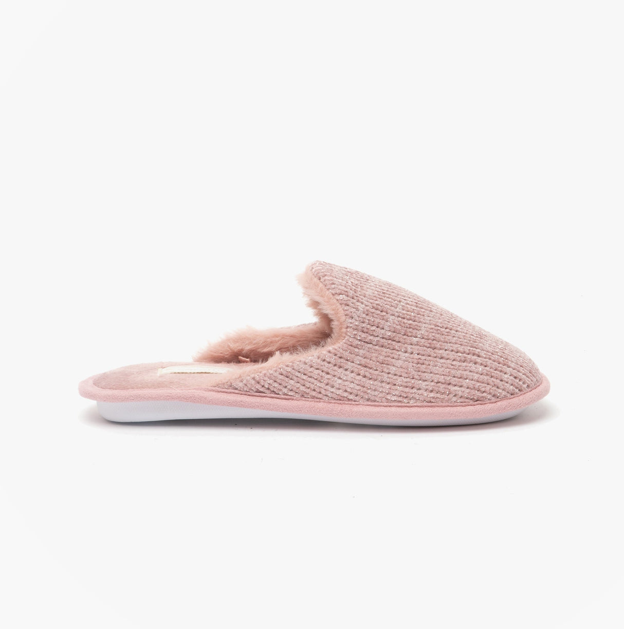 Shuperb SPARKLE TESTER Womens Full Slipper Old Pink
