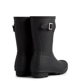 Hunter ORIGINAL SHORT TARTAN Wellies Black