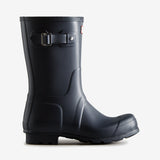 Hunter ORIGINAL SHORT Mens Wellies Navy
