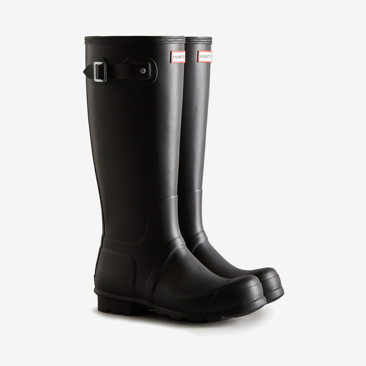 Hunter ORIGINAL TALL Mens Wellies Black
