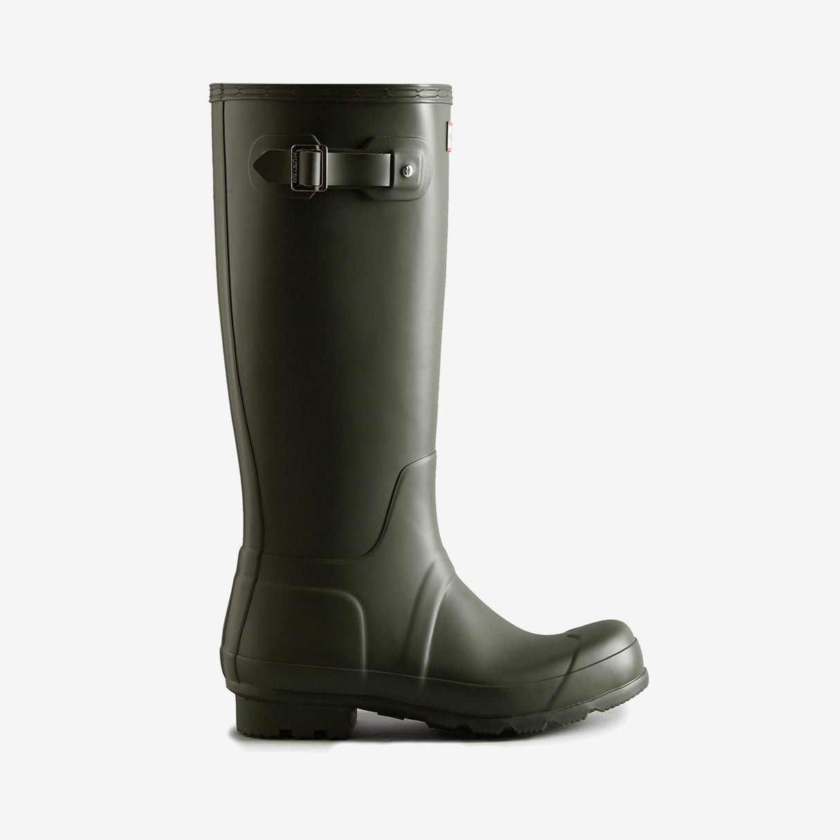 Hunter ORIGINAL TALL Mens Wellies Dark Olive